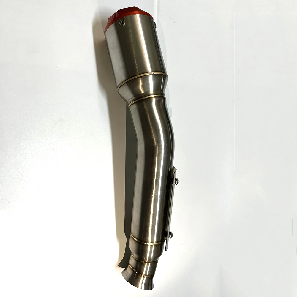 نظام عادم الدراجة النارية الهروب موتو ربط الأنابيب الخمار الانزلاق على ل KTM DUKE 790 890 2018 2019 2020 2021 2022 2023 2024 #1