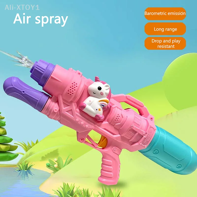 1 Piece Beach Outdoor Water Rifle Fight Adult Toys Kids Duck Dinosaur Frog Portable Summer Absorbing High Pressure Water Gun