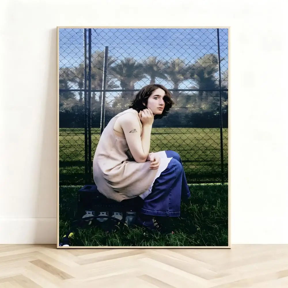 Celebrity Actor E-Emily Green Poster Classic Self-Adhesive PP Wall Sticker for Living Room Bar Decor Gift
