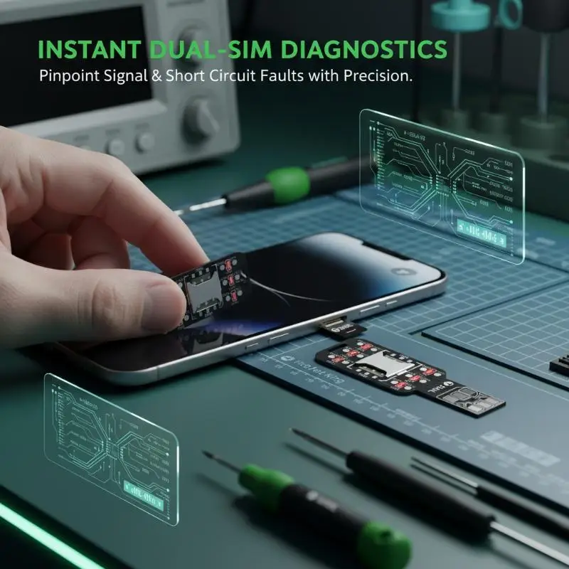 2UUL SIM Checker Quickly Check Module Faults Fast Signal Detection For Phone Repair Tools SIM Checker