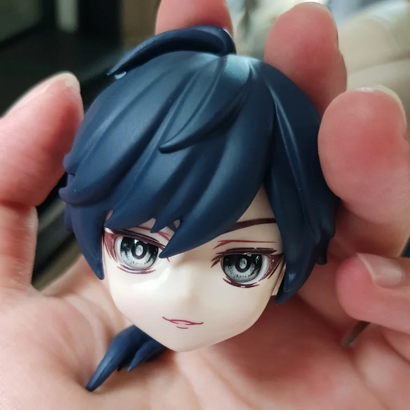 Replaceable Doll Head 2025 New 1/12 Scale BJD Face & Hair-Fit for Obitsu11 YMY GSC Bodies Customization Makeover Set for Dollfie