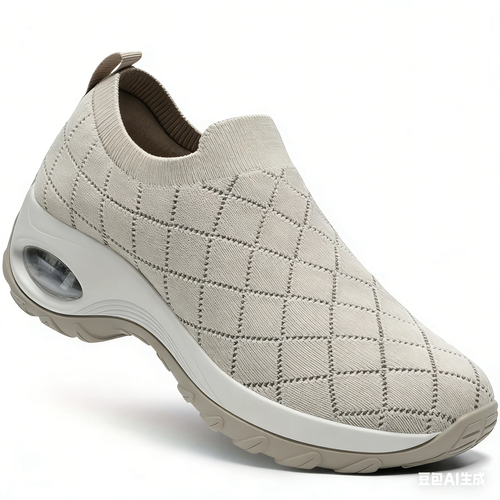 

Женские слипоны на воздушной подушке с дышащей сеткой, повседневные прогулочные кроссовки, нескользящие удобные туфли на платформе для улицы и на каждый день