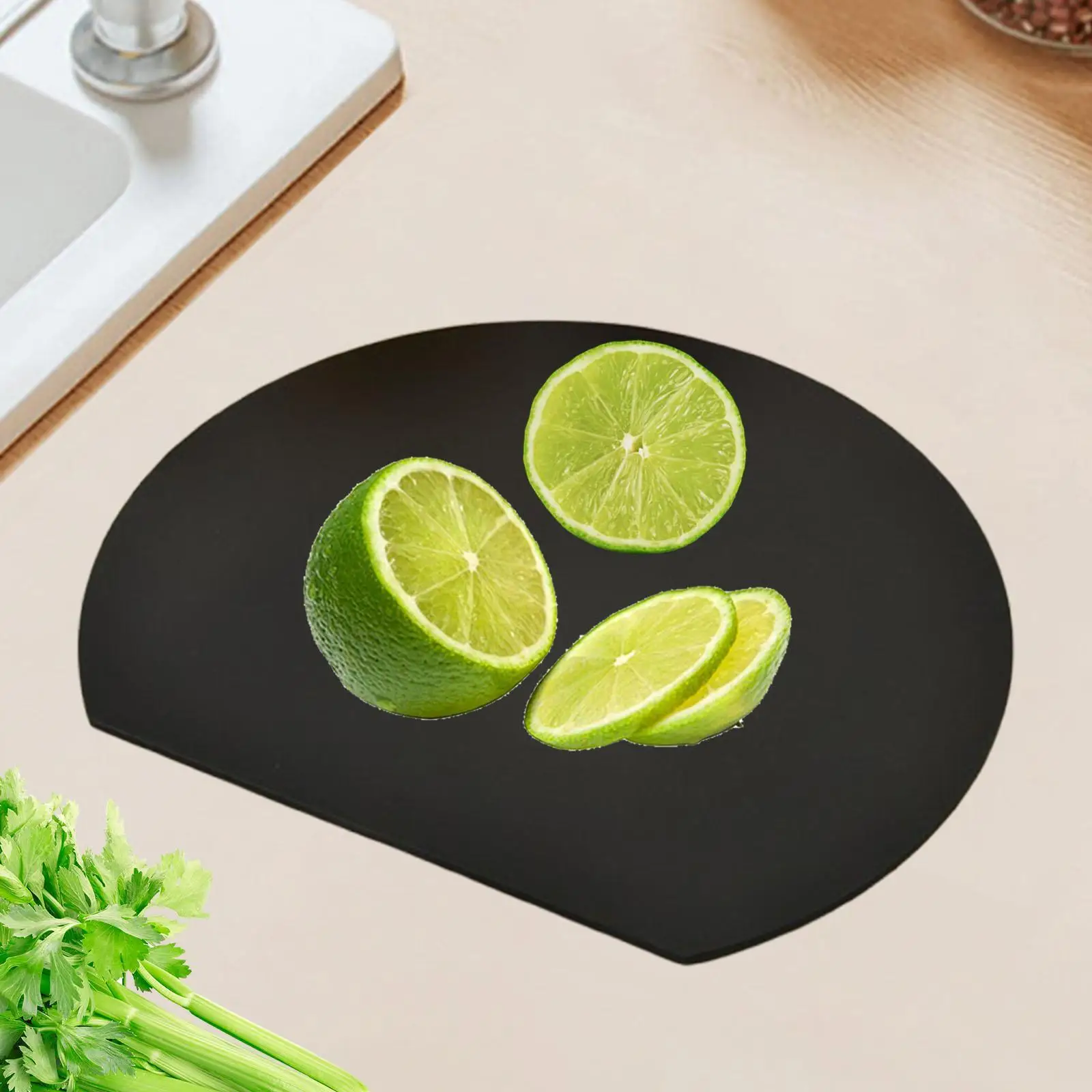 TPU Kitchen Cutting Board Serving Board Multipurpose Chopping Block Scratch Resistant for Cooking Food Serving Fruit Cutting