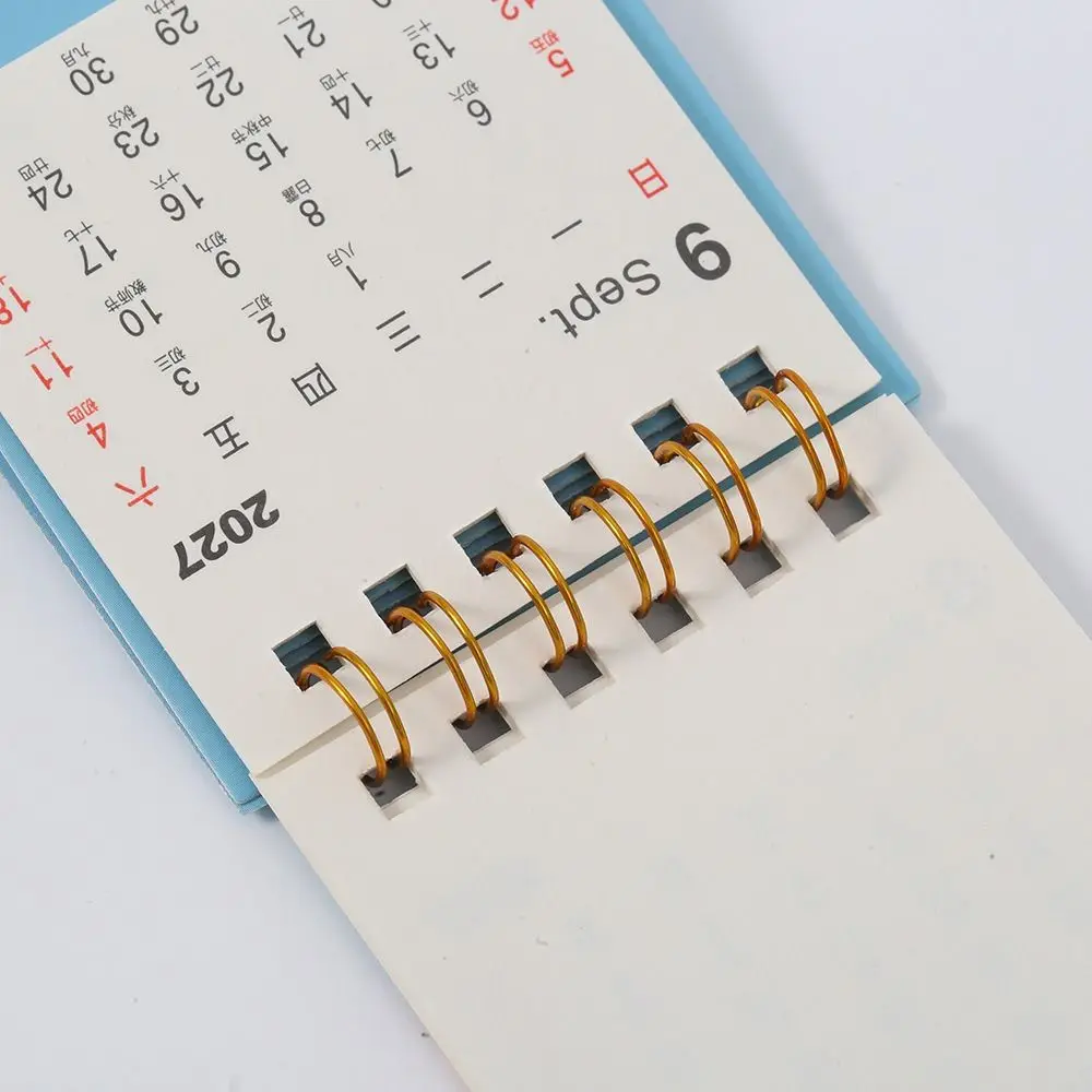 To Do List 2027 Desk Calendar Thick Paper Home Decoration Desktop Calendar Simple Creative Schedule Planner Desktop Decorations