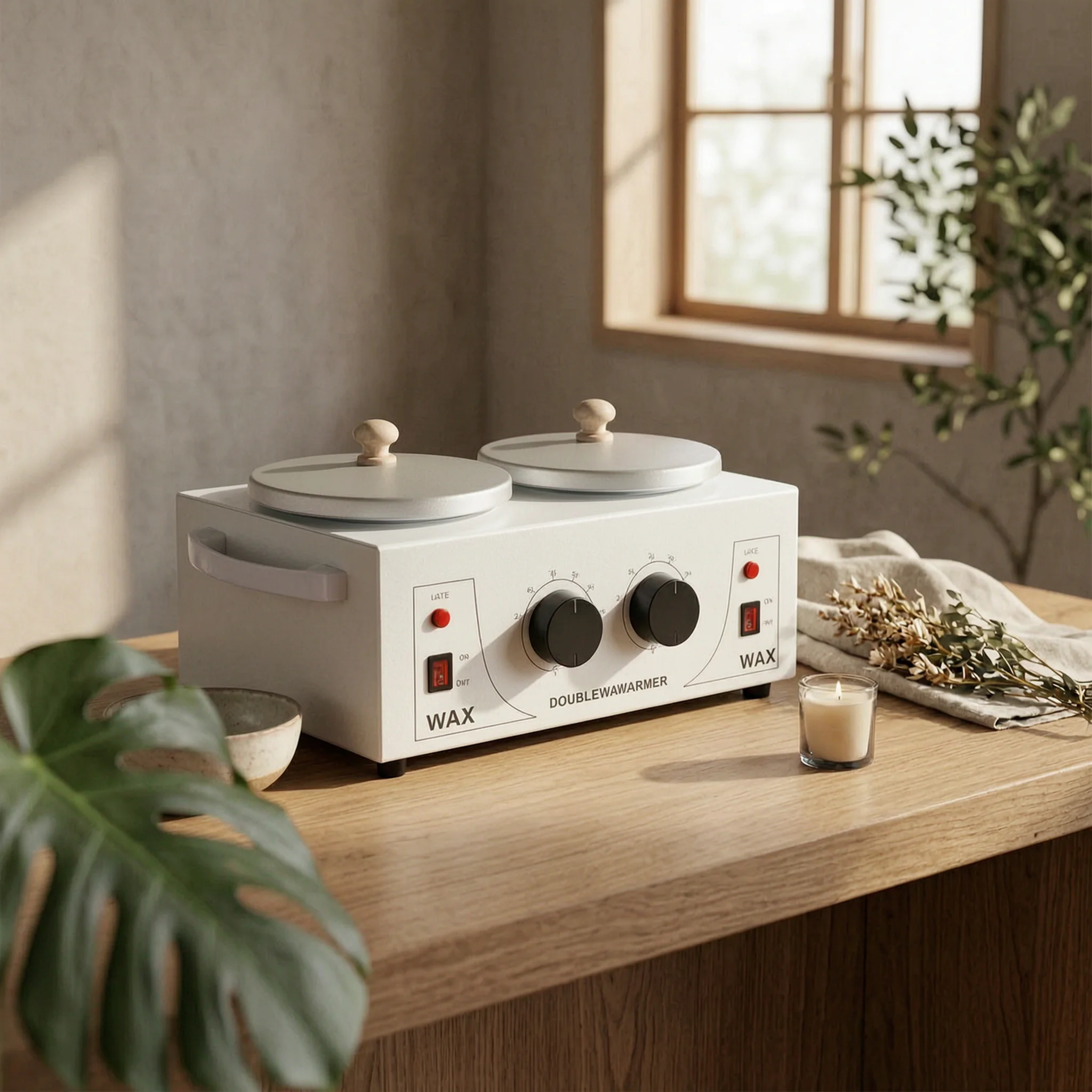 double-depilatory-melter-professional-two-chamber-depilatory-warmer-two-chamber-pot-warmer-countertop-for-estheticians-spas