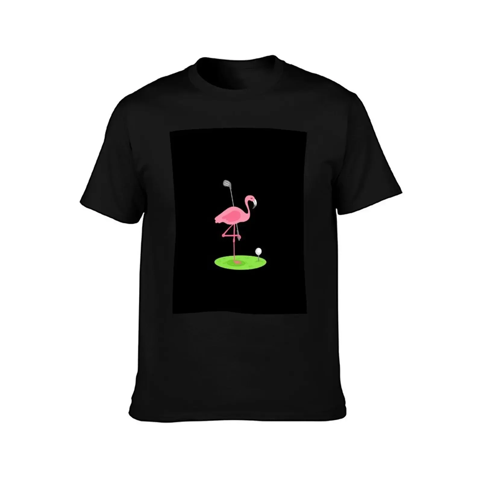 Golf Flamingo Golfing Golfer T-Shirt cute clothes vintage anime shirt clothes for men