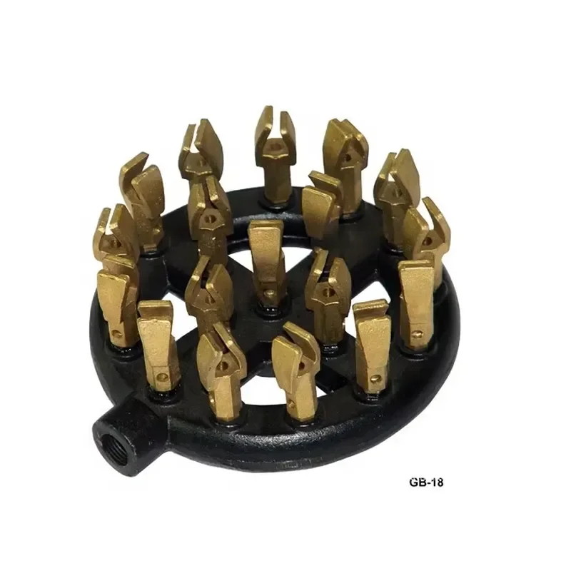 for Commercial Cast Iron Gas Wok Burner with Brass Nozzle Jet Propane Cooking Stove