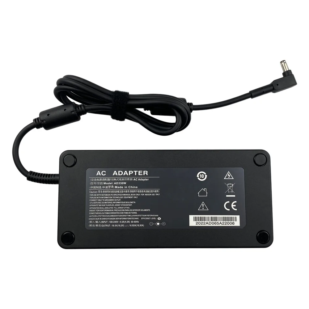 330W Gaming Laptop Charger 19.5V 16.92A A20-330P1A AC Adapter For Acer Predator Helios 300 PH317-55-79AM PH315-54 PH517-52-94RQ