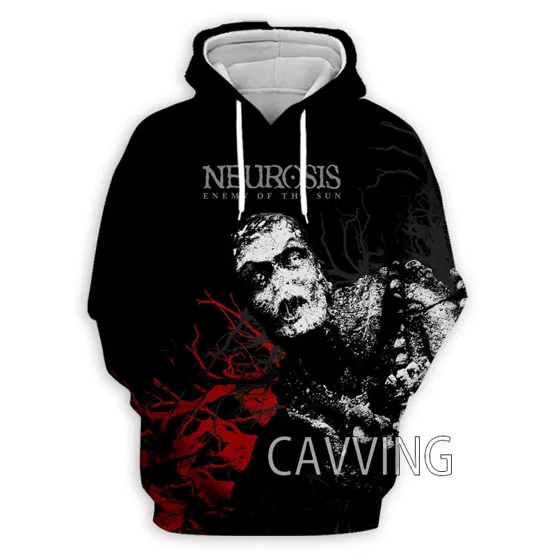 Fashion baru Neurosis Rock 3D pakaian cetak Streetwear pria Hoodie Sweatshirt Fashion Hooded lengan panjang Pullover atasan