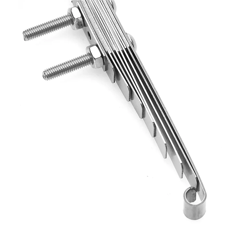 Excellent-1 ペアフロントサスペンションスチールリーフスプリング 1/14 タミヤトラクタートレーラートラック RC カーアップグレードパーツ用