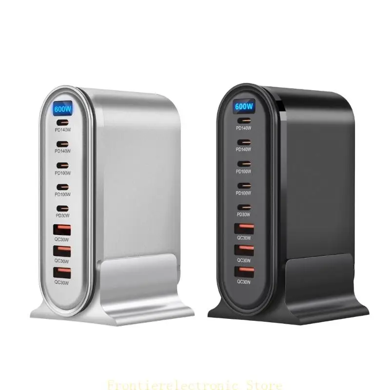 

G8DB 8Port 600W USB C Fast with 4 USB C 100W and 4 USB A QC30W for Multiple Electronic Devices Charging