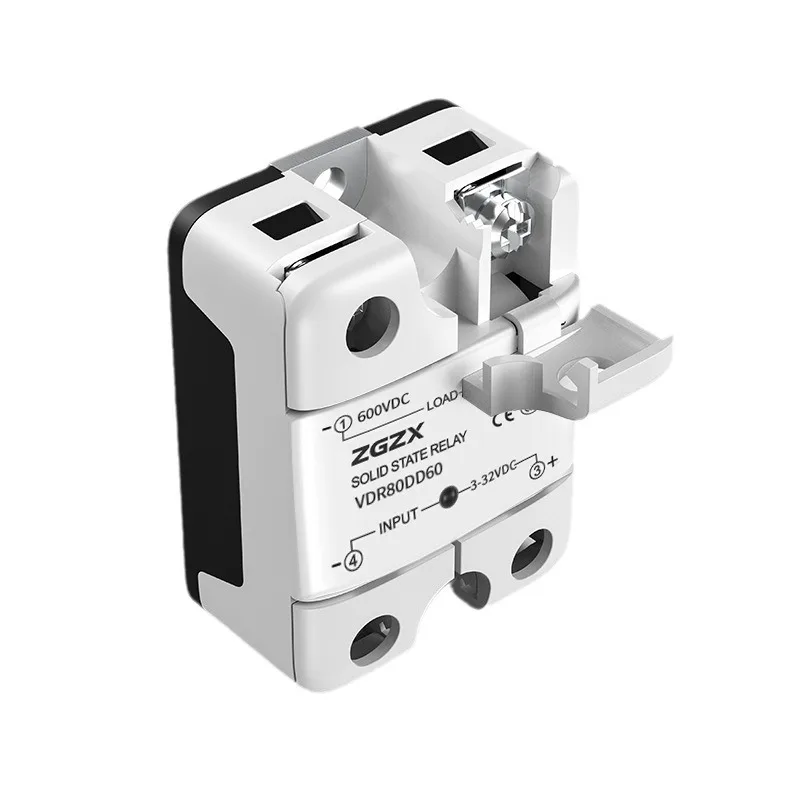 

600V DC Solid State Relay DD40A60A80A High Voltage Aluminum Radiator Compatible Controlled Relay for Electrical Systems