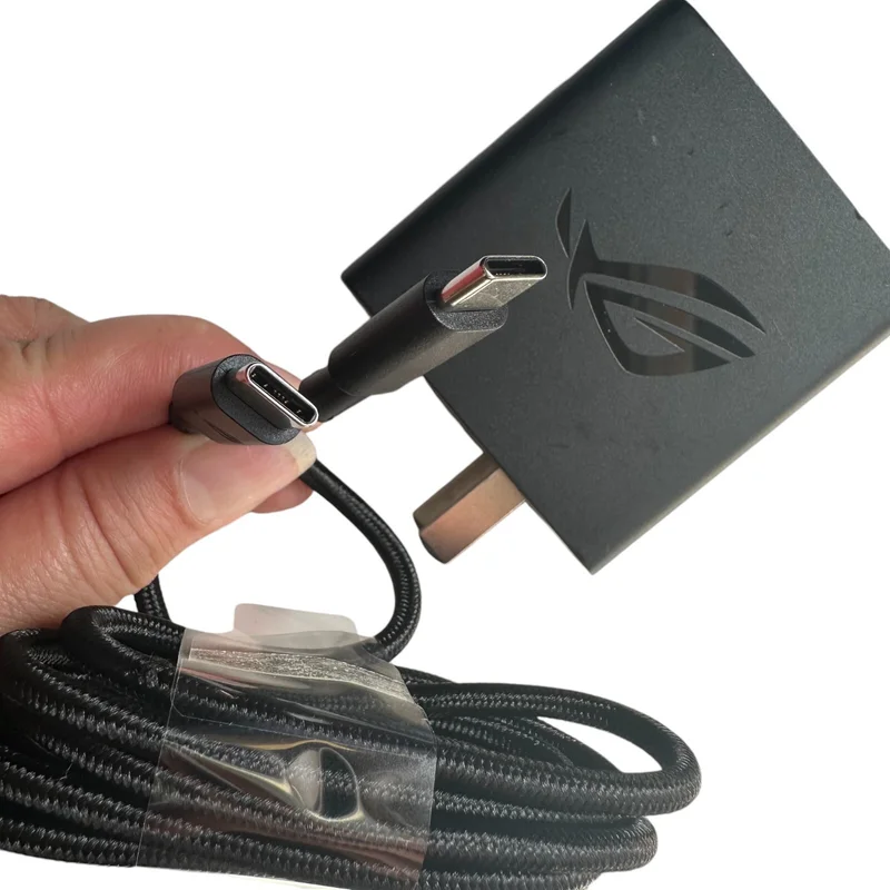 PP+ Original 65W Adapter Charger & USB-C Cable For ASUS ROG 9 8 7 7S 6 6 Pro 5 5S