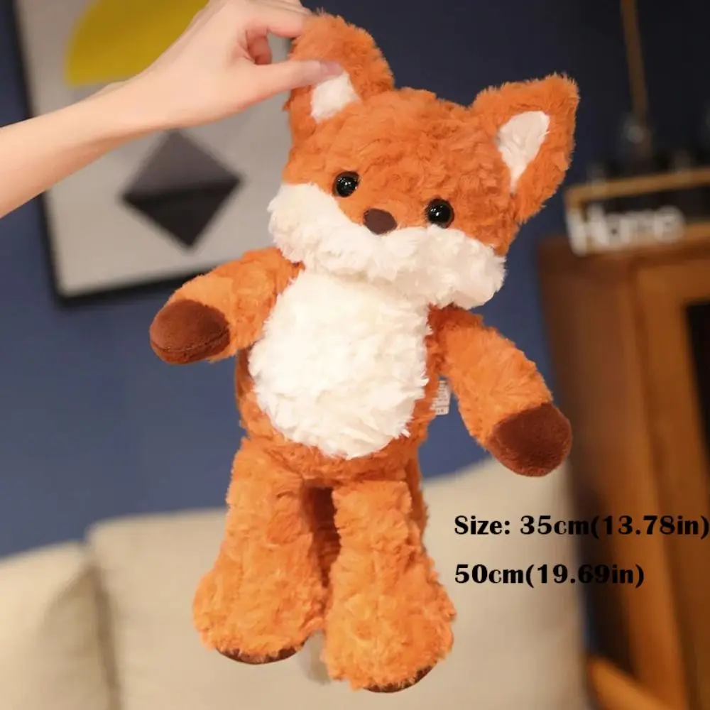 2024 35/50 سنتيمتر لينة الثعلب لعبة جميلة لطيف هدية عيد ميلاد لعبة Peluche #6