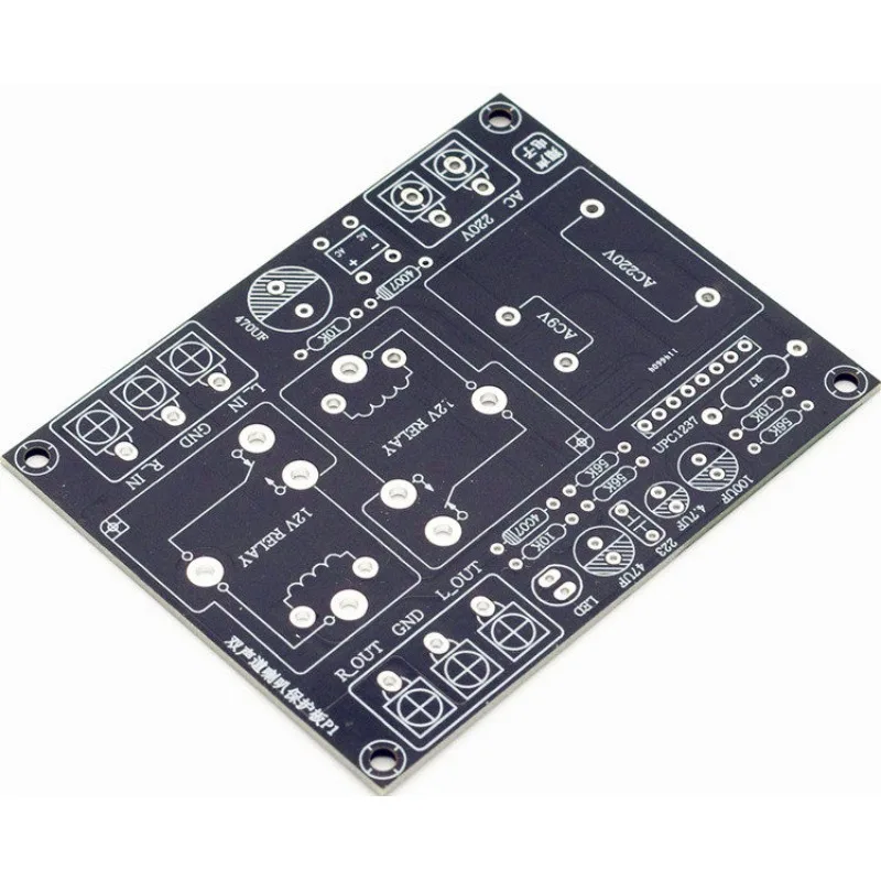 UPC1237 2.0 Dual Channel Speaker Protection Board Kit 220V 30A High Current For HIFI Amplifier Audio Power Circuit Accessory