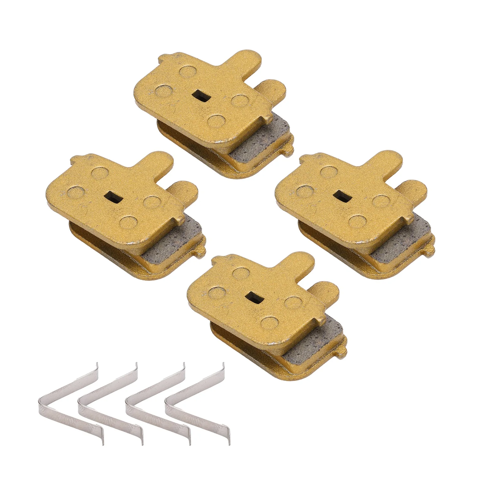 4 paires de plaquettes de frein à disque en métal fritté pour Shimano M355 M446 VTT, chaussures de frein pour vélo de montagne, pièces et accessoires de cyclisme