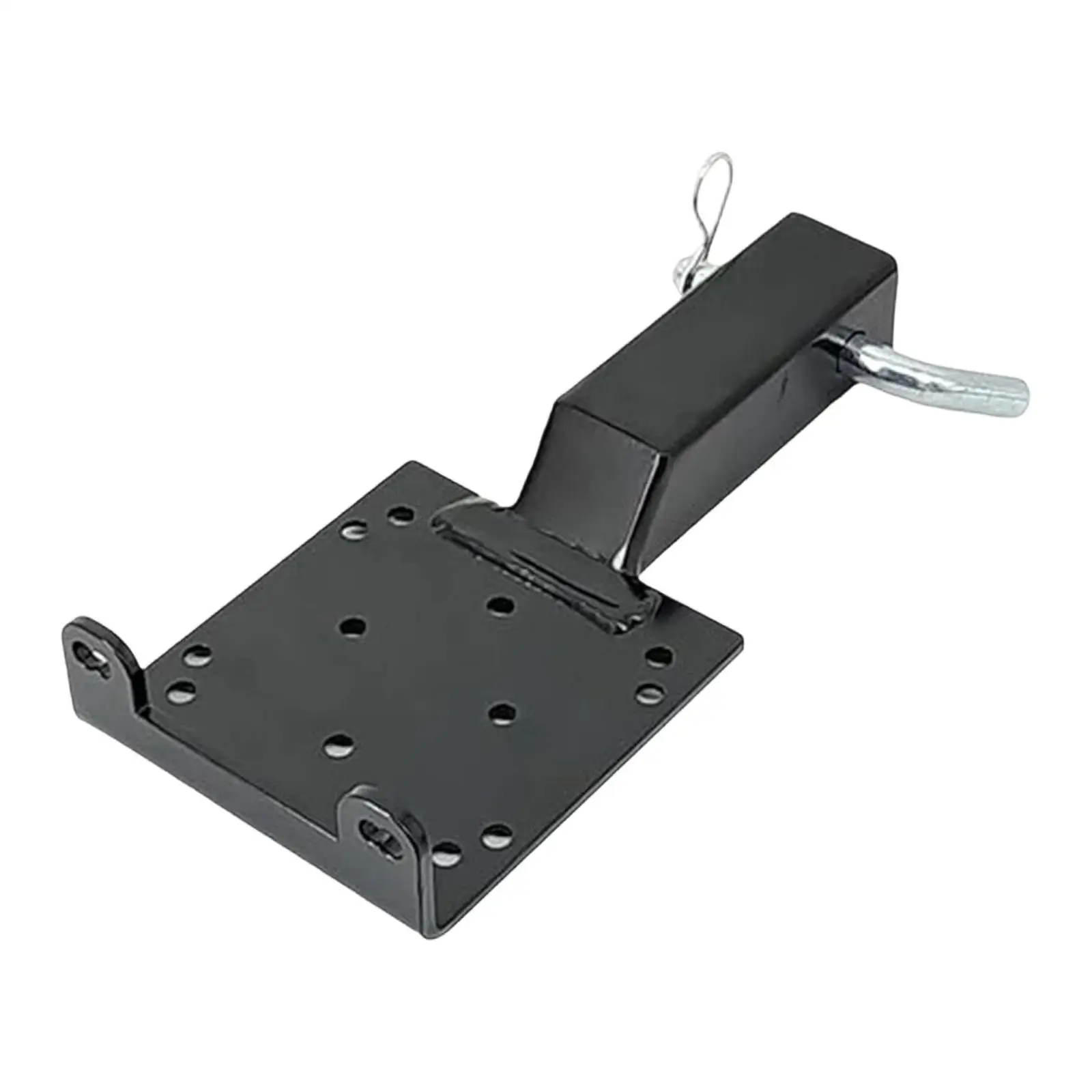 Universal Winch Mounting Plate for 2 Inch Receiver Carbon Steel Bracket for ATV UTV Trailer Lawn Garden