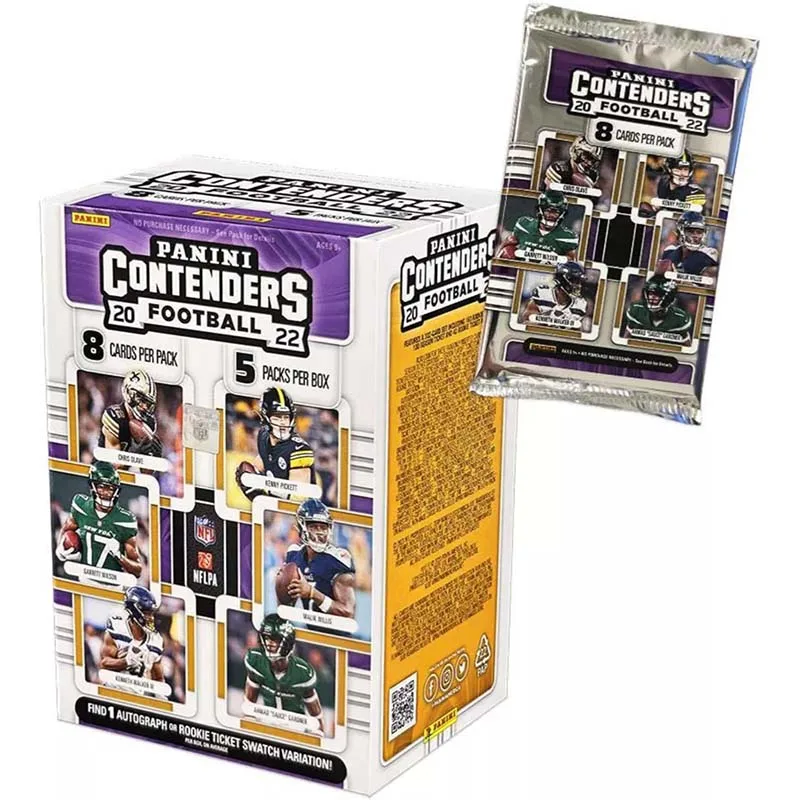 

2022 Panini Contenders Football Trading Card Blaster Box Fast Shipping