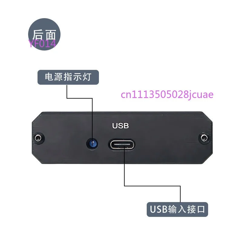 Portable Audio Decoder Amp, High Fidelity USB Digital Audio Adapter for Mobile Devices