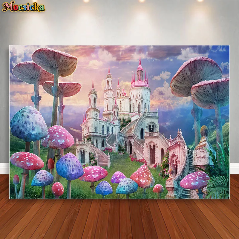 Mushroom Psychedelic Tapestry Room Wall Hanging Bohemian Gypsy Psychedelic Tapiz Witchcraft Tapestry Bedroom Wall Decoration