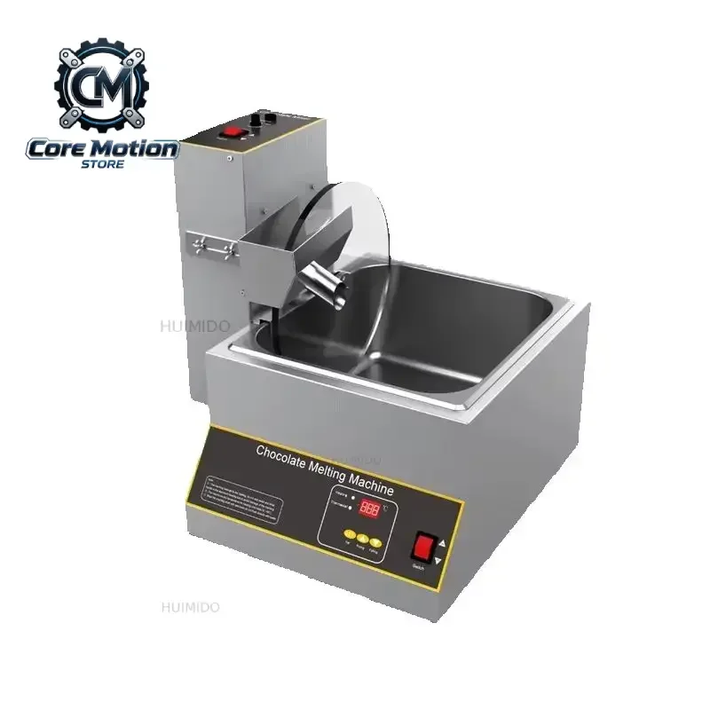 All-in-One Electric Chocolate Melting & Tempering System: 1-Pot Rotary Mixer with Dispenser Function