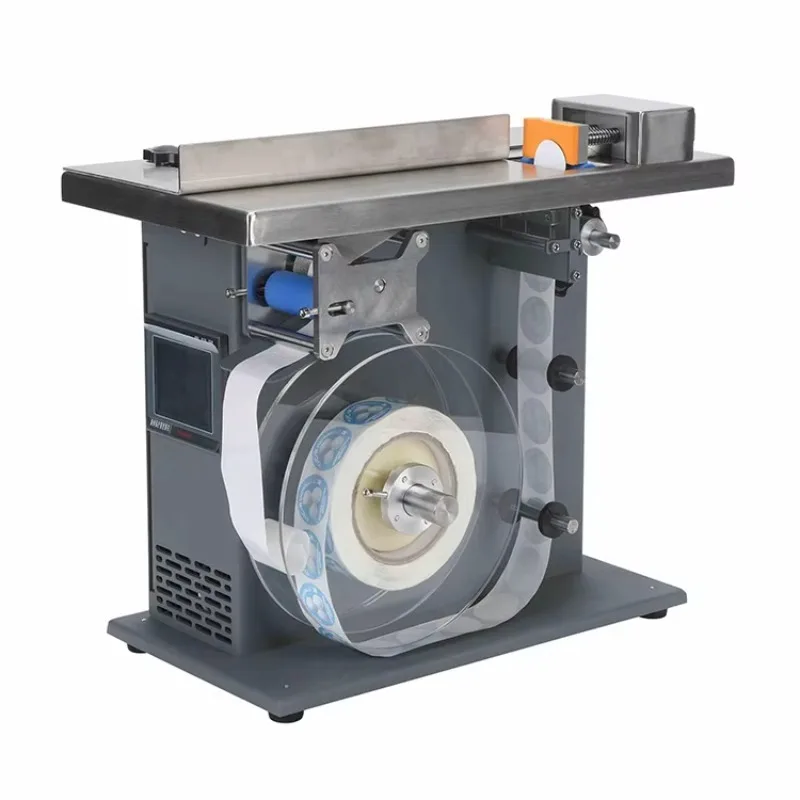 Customized Semi-Automatic Right Angle Labeling Machine Stepping Motor Safe And Durable Simple Operation Fast And Precise