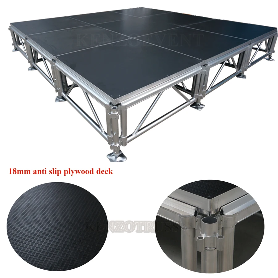 【Durable Using】Portable Wooden Stage Platform Aluminum Dancing Stage For Sale
