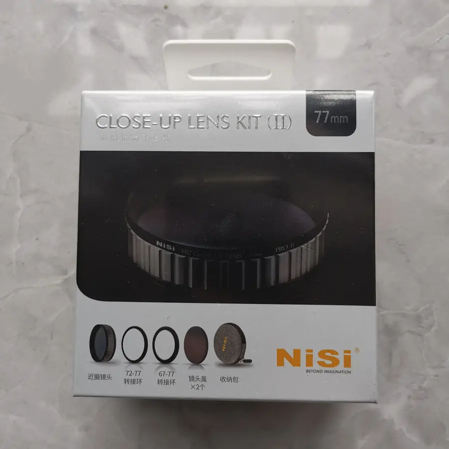 NiSi Close Up Lens Kit NC 77mm (with 67 and 72mm adaptors) Macro lens amplifier