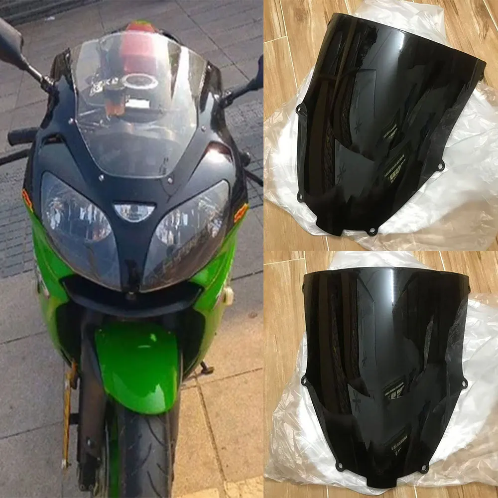 For Kawasaki Ninja ZX9R ZX-9R 2000 2001 2002 2003 2004 2005 ZX 9R Windscreen Screen Double Bubble Windshield Wind Deflectors