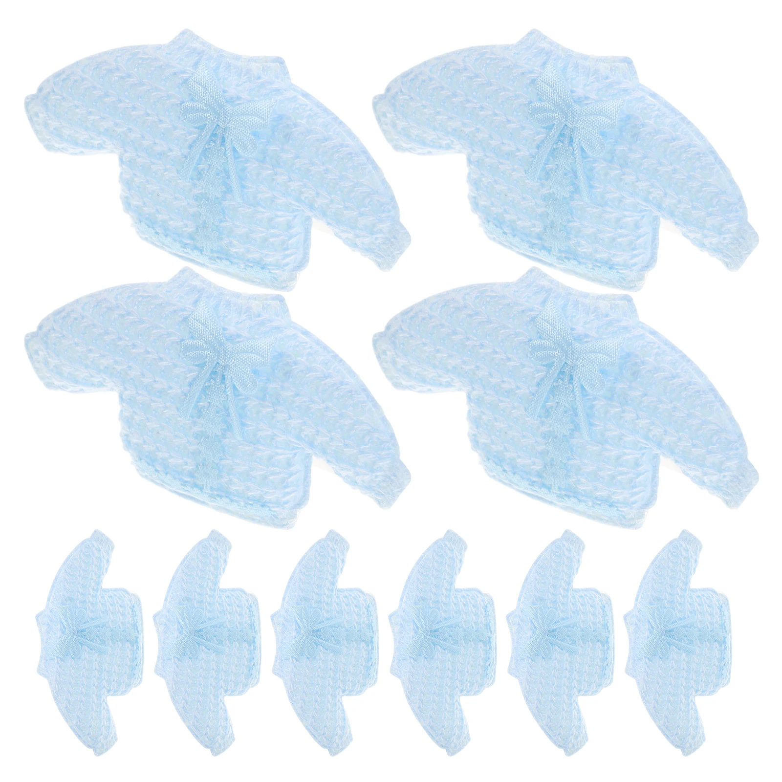 

12 Pcs Shower Decorations Scrapbook Supplies Stickers Girl Party Reveal Cloth Decal for Backdrop