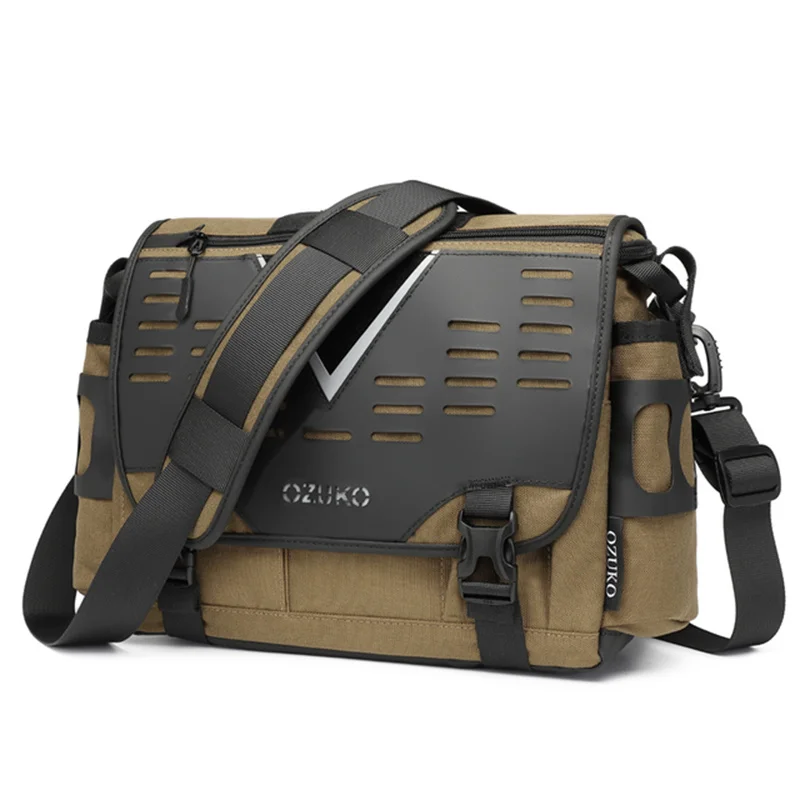 OZUKO  Shoulder Bag High Quality Large Messenger Bags Male Water Resistant Handbag Outdoor Short Trip Crossbody Bag