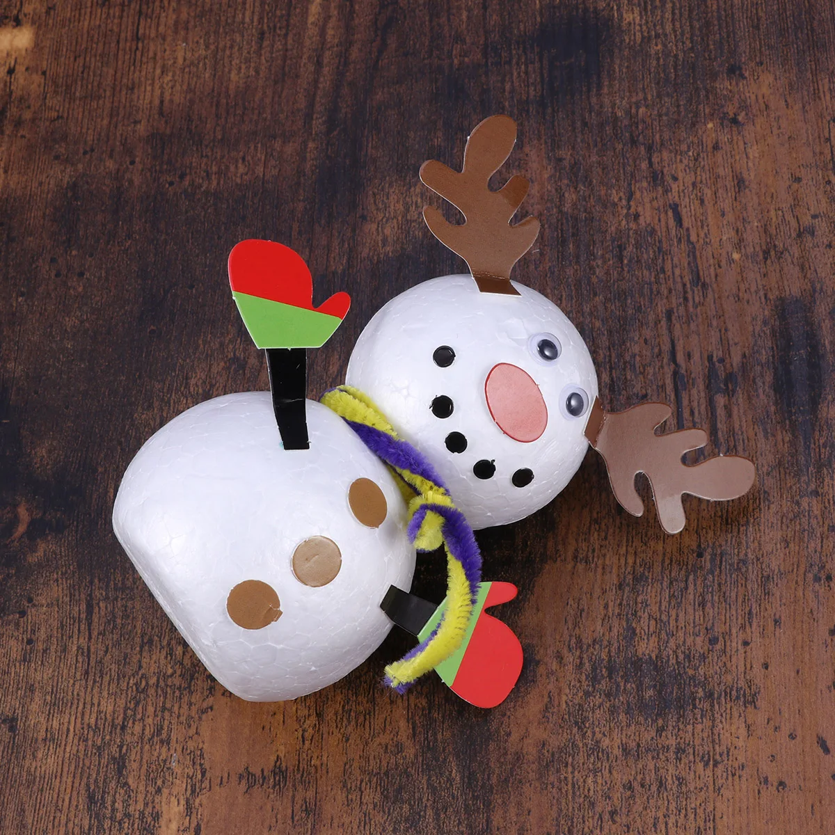 

Antler Snowman Material Pack DIY Christmas Decorations Craft Supplies Kids Accessories Educational Safe Eco Friendly