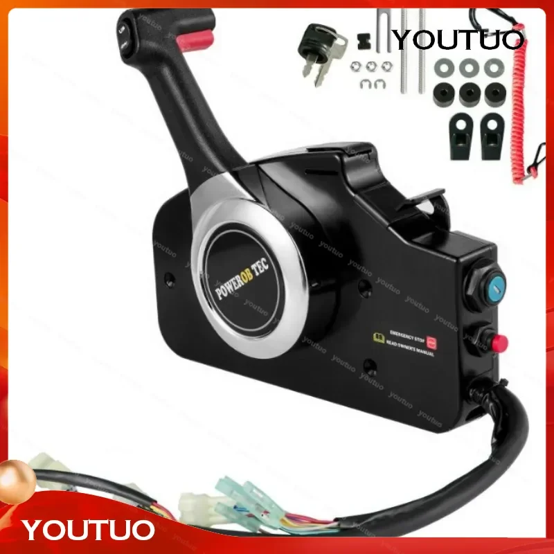 for Honda Outboard Marine Remote Side Mount Control Box 24800-ZZ5-A02 24800-ZZ5-A22 Replacement Parts