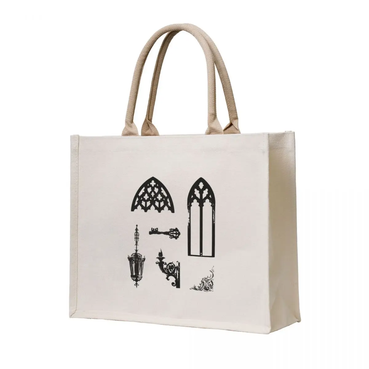 

Gothic Black Pack Tote Bag tote bag custom supermarket folding bag shopper woman