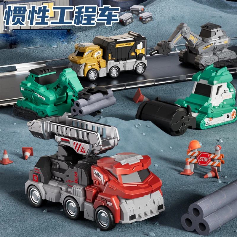 

Детская модель строительной машины, набор игрушек, креативный инерционный экскаватор, бульдозер, миксер, модель самосвала, игрушки на день рождения для мальчиков