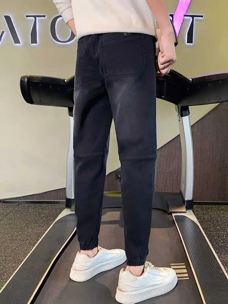 Celana Jeans Biru Trendy Pria Model Harem Gaya Hipster JJ166
