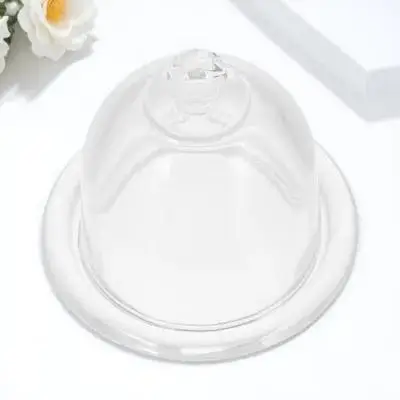 

1Set Mini Cake Holder Set with Lid Clear Glass Dessert Plate Cupcake Tray Fruit Food Container Multiuse Kitchenware