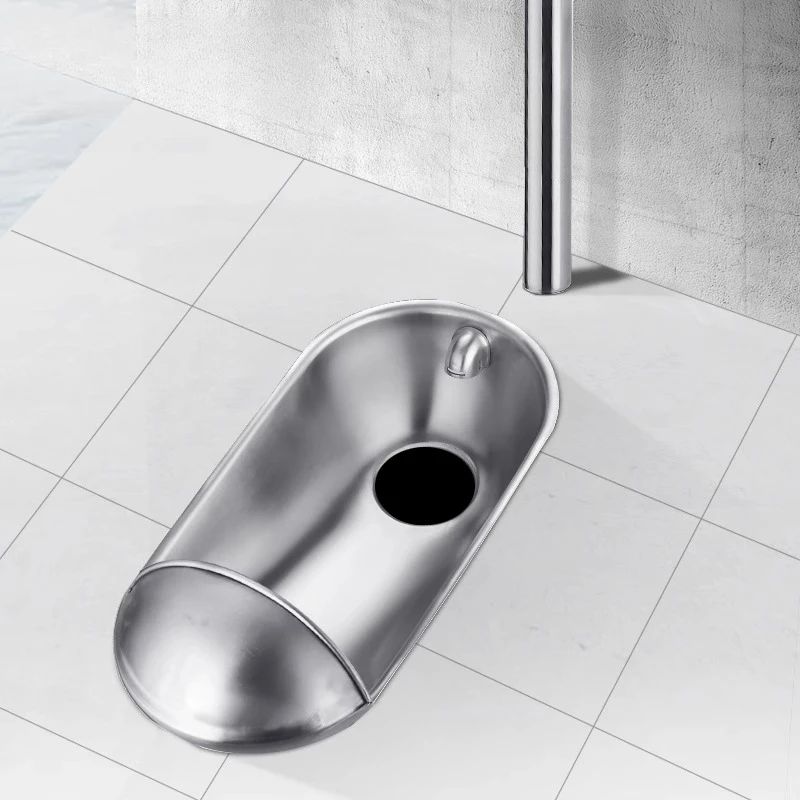 Stainless steel squat pit water tank hotel squatting toilet anti odor bar public toilet urinal