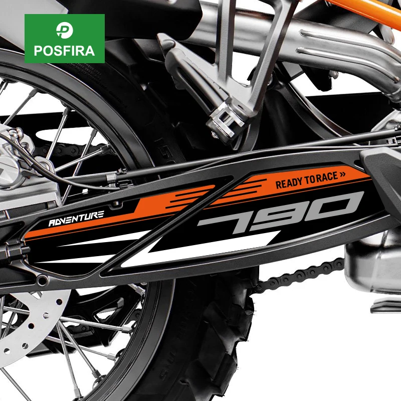 POSFIRA Motorcycle Swingarm Sticker Vinyl Decals for KTM 790 Adventure R 2019-2025 2024 2023 2022 2021 Swing Arm Accessories