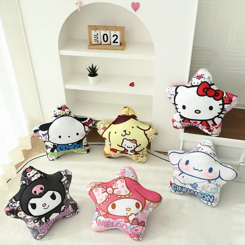 أنيمي الوافدين الجدد كورومي سينامورول وسادة وسادة بلدي ميلودي المحمولة السفر الرقبة وسادة داعمة هدية عيد ميلاد