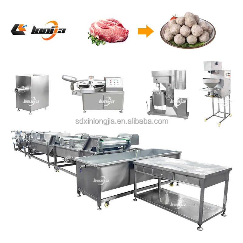 Automatic Meatball Fishball Making Machine Fish Ball Chicken Meat Ball Making Machine Meat Product Making Machines