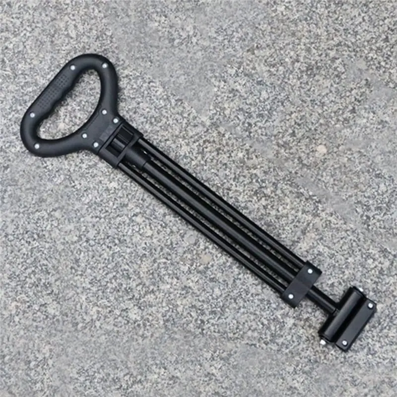AB66-Wagon Push Handle Retractable Rod With Handle Wagon Cart Handle Replacement Part For Camping Garden