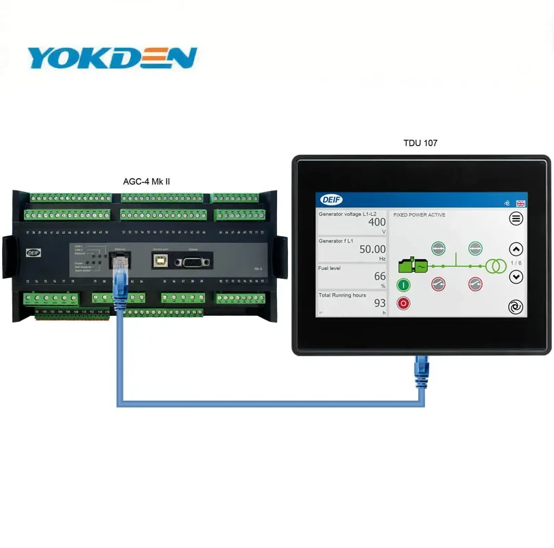 

DEIF Generator Synchronization Controller AGC-4 Mk II Generator Control Module AGC 4 AGC4