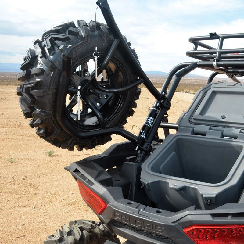 

UTV ATV Parts Spare Tire Holder for Polaris RZR XP 1000 Turbos 900 Carrier Mounting Rack