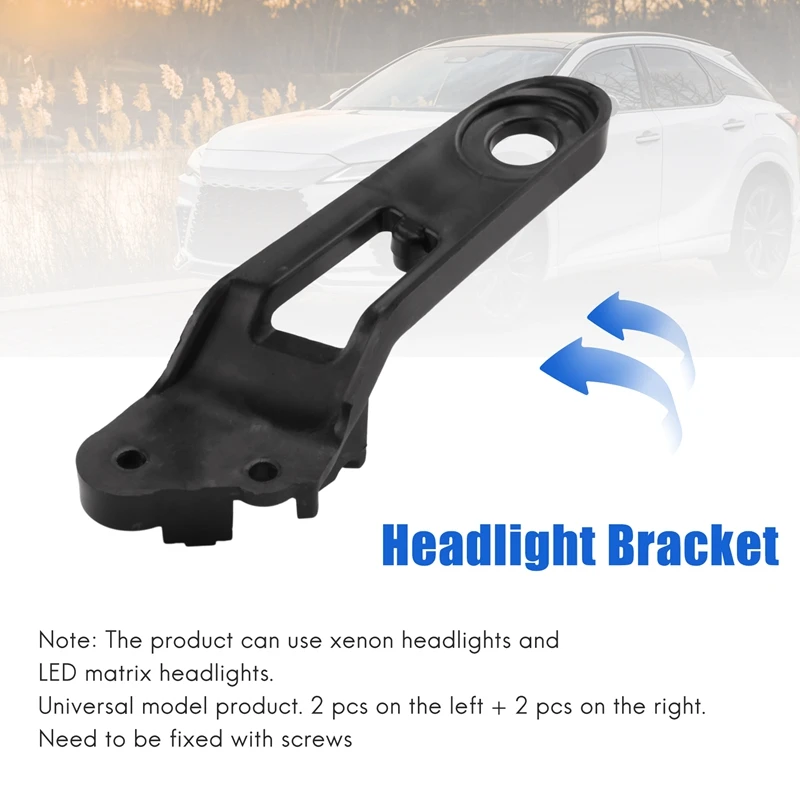 Car Headlight Repair Kit For Toyota Lexus RX330 2003-2008 Headlight Bracket Protection Ring 8119448030 8119348030