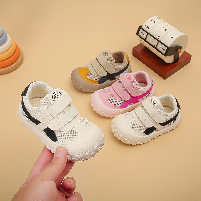 

New Children's Summer Sneakers Boys Girls Soft Sole Non-slip Casual Mesh Breathable Running Shoes Baby Kids Sports Shoes 18-28