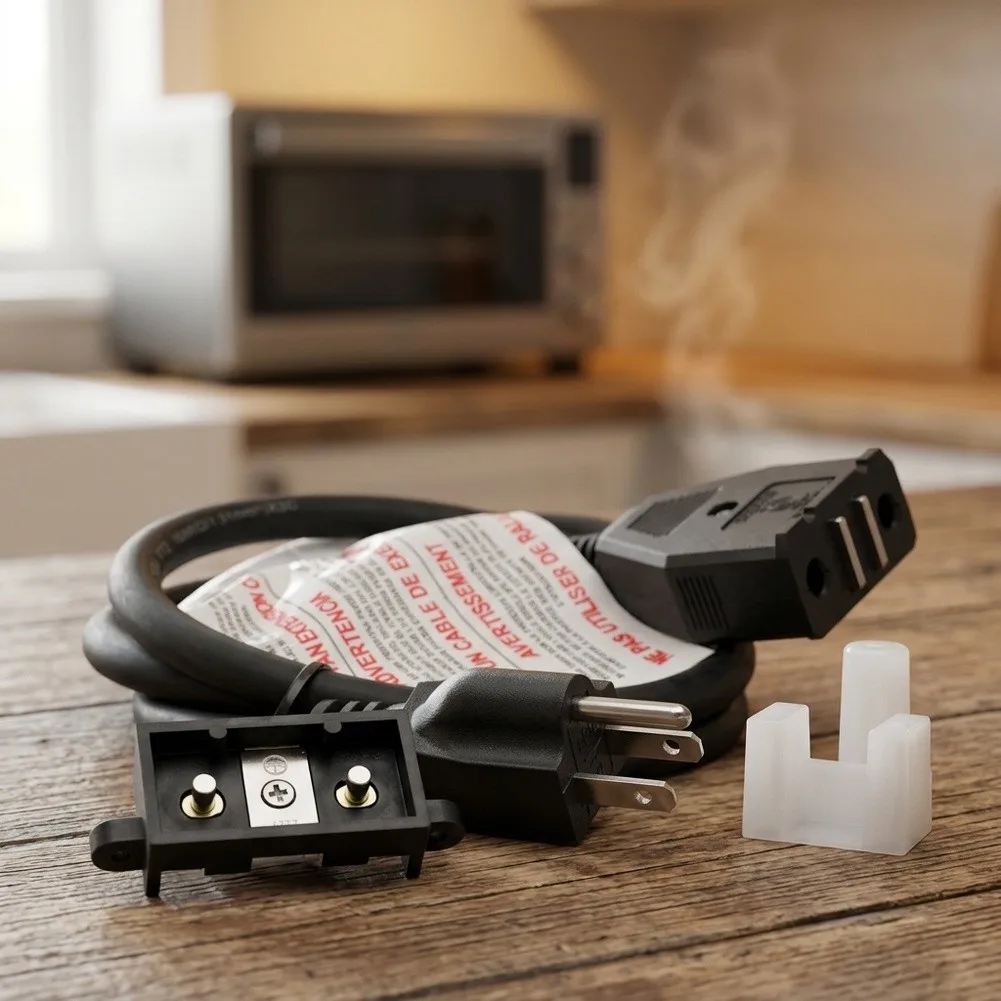 Fryer Replacement Part Magnetic Power Cord For Electric Fryer Heat Resistant Up To 1050 Stable Electrical Conduction