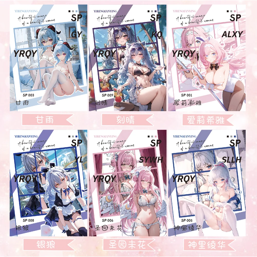 

Новый Mei Ka Красивая Фигурка Карта Goddess Story Series Tcg Аниме Девушка Вечеринка Купальник Бикини Праздник Booster Box Fighting Gold Gift