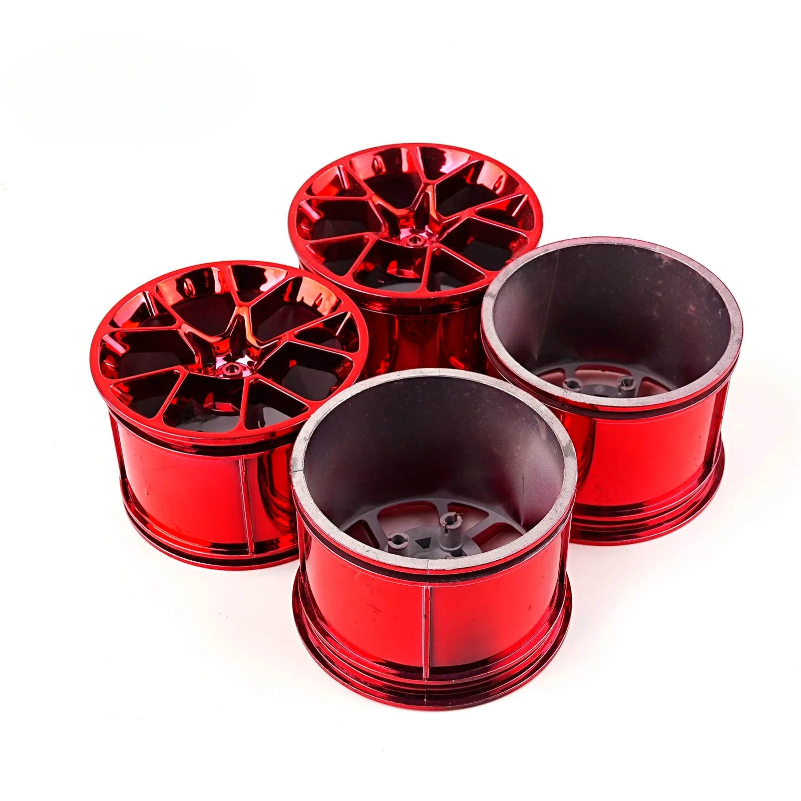 

4PCS/LOT Red Electroplated Wheel Hub Compatible with Legoeds MOC 20086