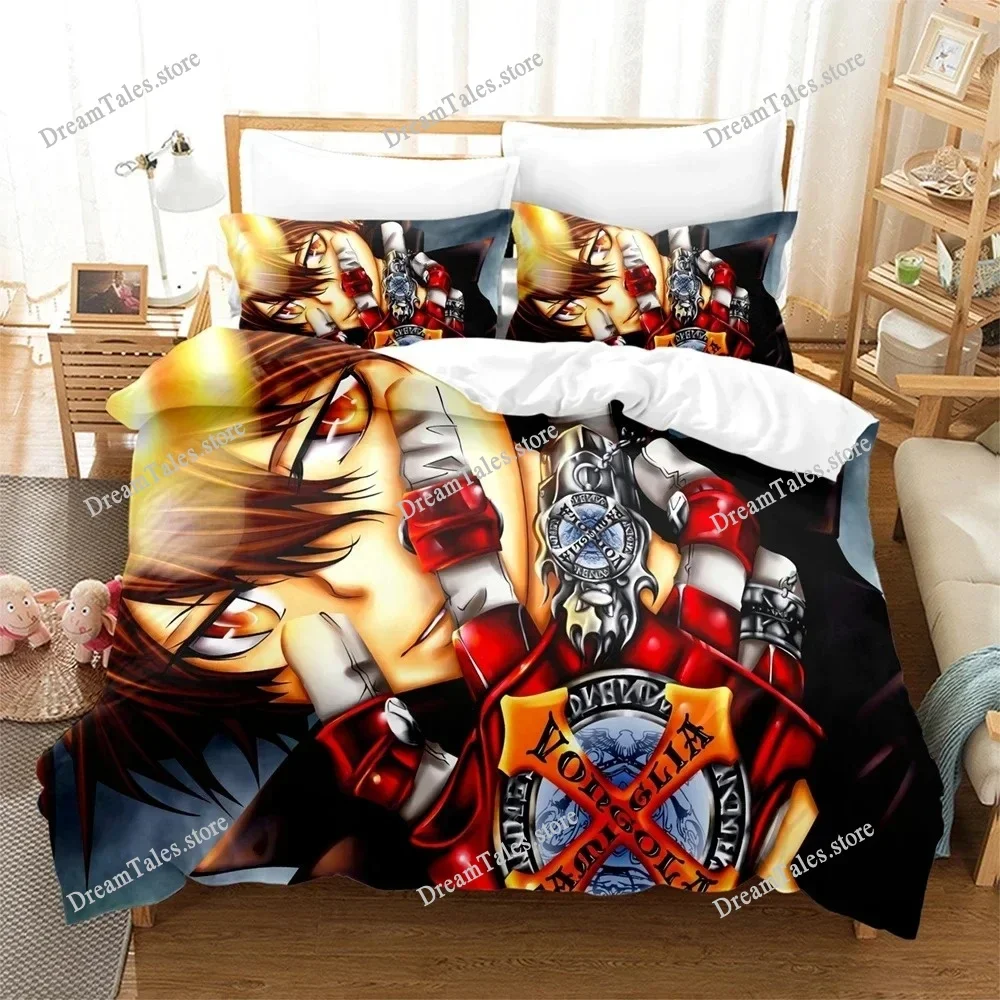 3D Printed Anime HITMAN REBORN Bedding Set Boys Girls Twin Queen Size Duvet Cover Pillowcase Bed Kids Adult Home Textileextile74